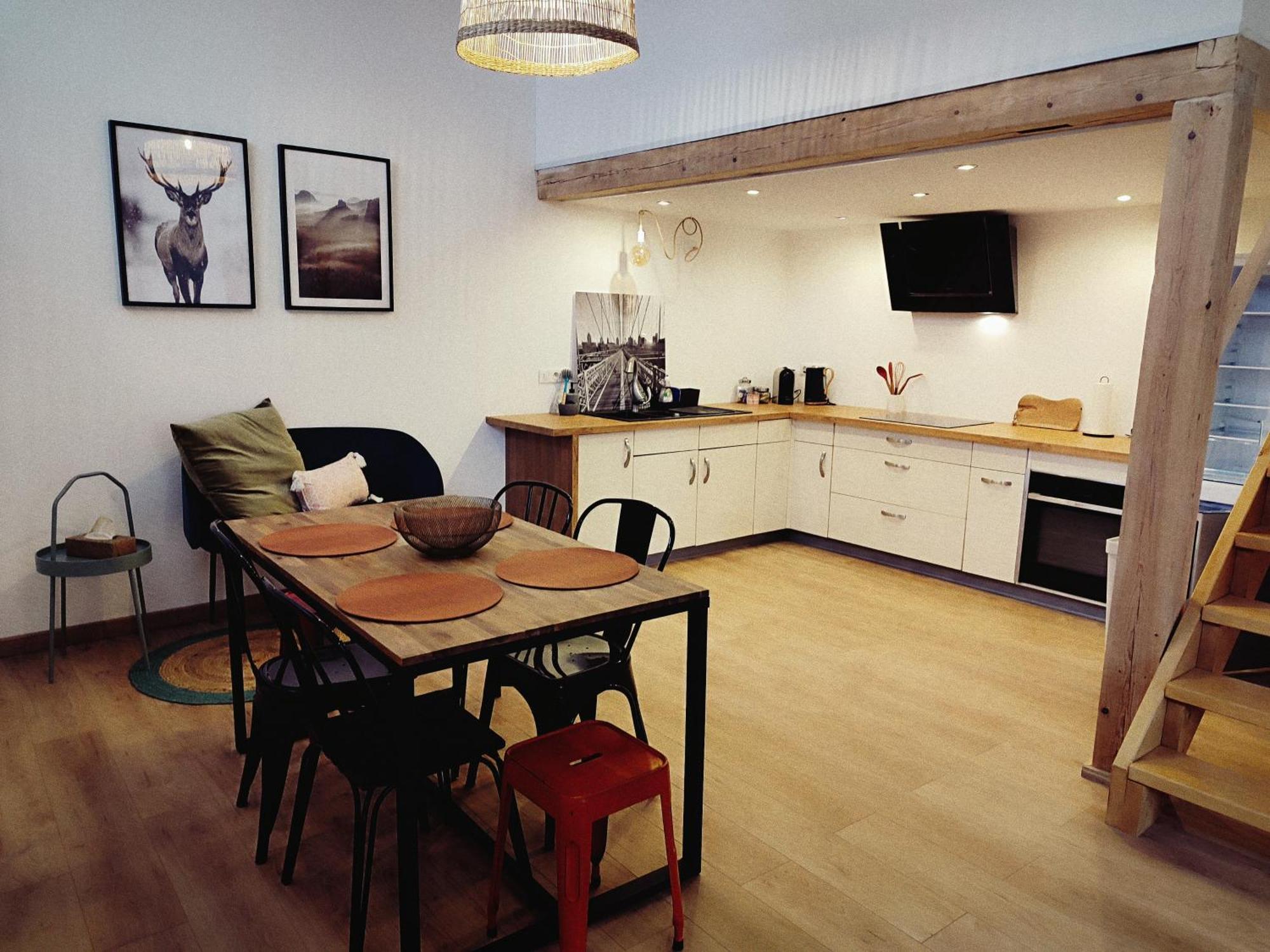 Апартаменты Le Chaleureux Loft 1 Minute Du Tram Линголшем Экстерьер фото